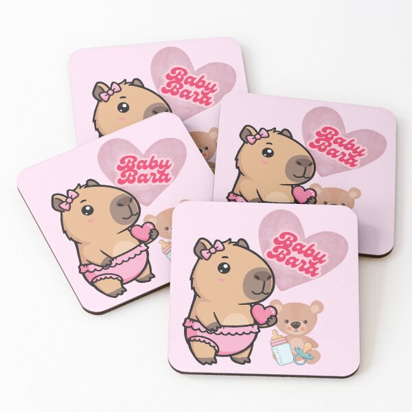 Artikelvorschau, Cute Baby Capybara Kawaii Animal entworfen und verkauft von trelykreativ.