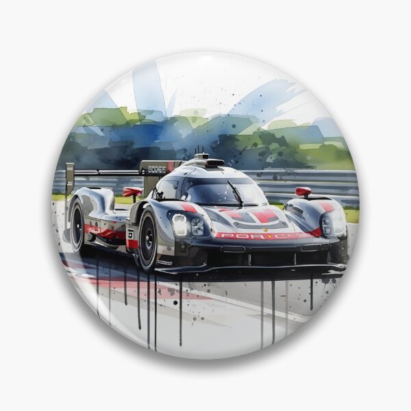 Item preview, Porsche 919 Hybrid Watercolor Illustration Le Mans Endurance Race Car Art designed and sold by Motorline44.