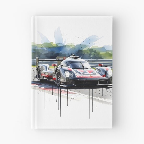 Item preview, Porsche 919 Hybrid Watercolor Illustration Le Mans Endurance Race Car Art designed and sold by Motorline44.
