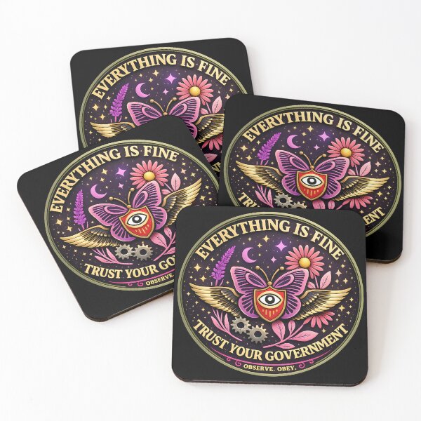 Item preview, Everything is Fine Trust Your Government Political  designed and sold by gear-posters.