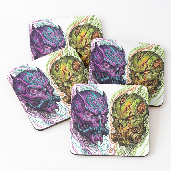 Item preview, Robot face designed and sold by PP&RAINBOW SHOP.