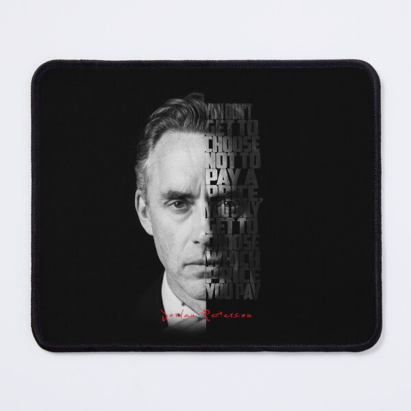 Item preview, Jordan Peterson Black and White Typography Portrait – Split Face Motivational Poster designed and sold by Enea Kelo.