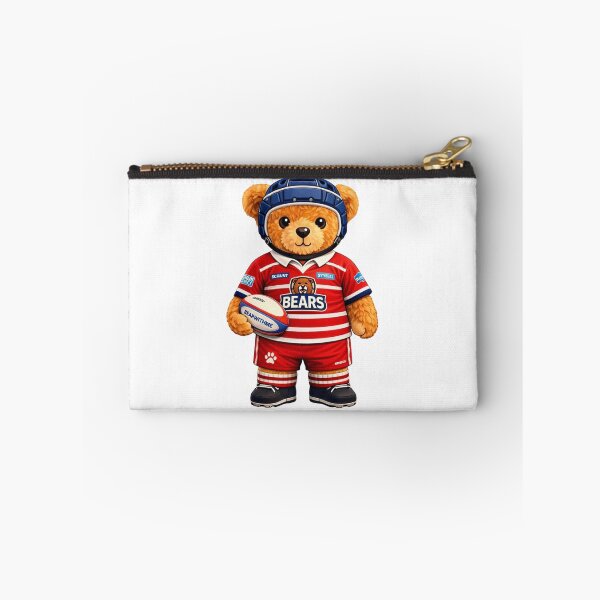 Item preview, Cute Rugby Teddy Bear "Bear With Me" Funny Sports Graphic designed and sold by CuteBear87.