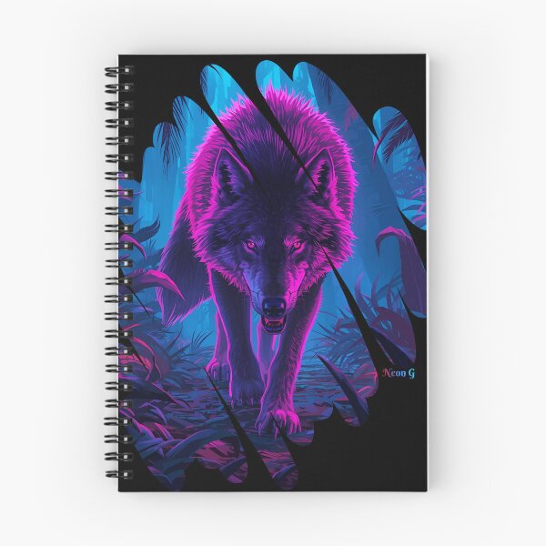Item preview, Wolf prowling a neon jungle in Augmented reality 6 designed and sold by Neon G.