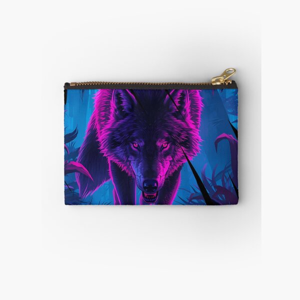 Item preview, Wolf prowling a neon jungle in Augmented reality 6 designed and sold by Neon G.