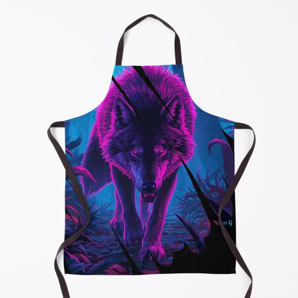 Item preview, Wolf prowling a neon jungle in Augmented reality 6 designed and sold by Neon G.