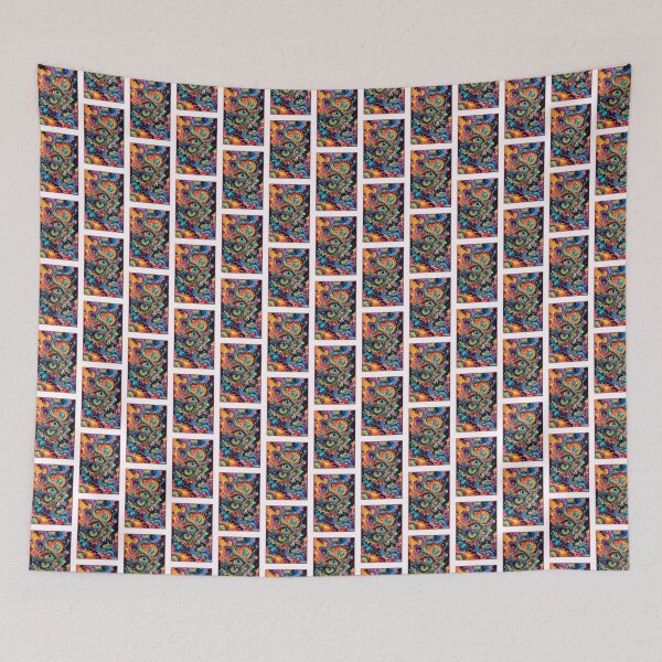 Item preview, Psychedelic 60s Pattern Graffiti Street Artwork designed and sold by Inished Productions.