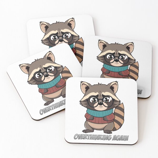 Item preview, Colección de memes divertidos de mapaches – Memes sarcásticos de mapaches basura – Otro mapache nerd que piensa demasiado designed and sold by MiraLumeStudio.