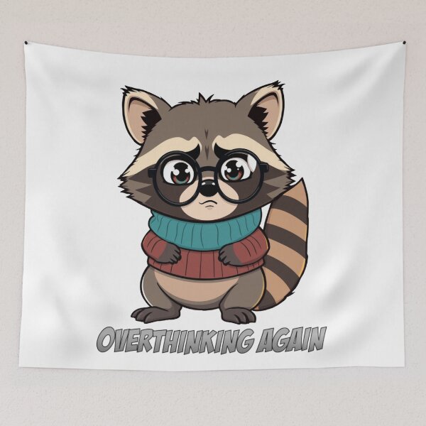 Item preview, Colección de memes divertidos de mapaches – Memes sarcásticos de mapaches basura – Otro mapache nerd que piensa demasiado designed and sold by MiraLumeStudio.