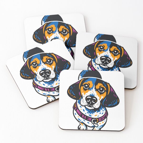Item preview, Pop Art Dog Portrait – Colorful Comic Style Cute Dog Illustration designed and sold by WildWonderfulWear.
