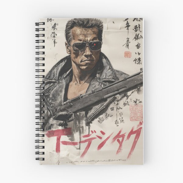 Item preview, Arnold  Terminator Sumi-e  designed and sold by AnimeArsenalPrints.