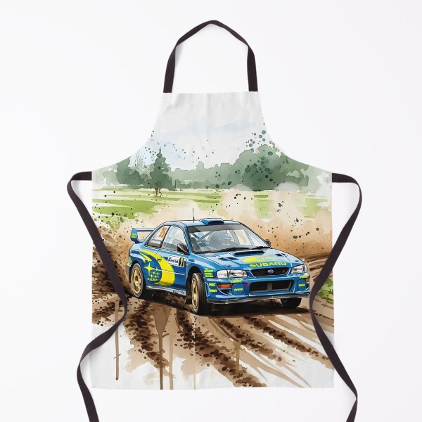 Item preview, Subaru Impreza WRC Rally Watercolor Illustration Classic Rally Car Art designed and sold by Motorline44.