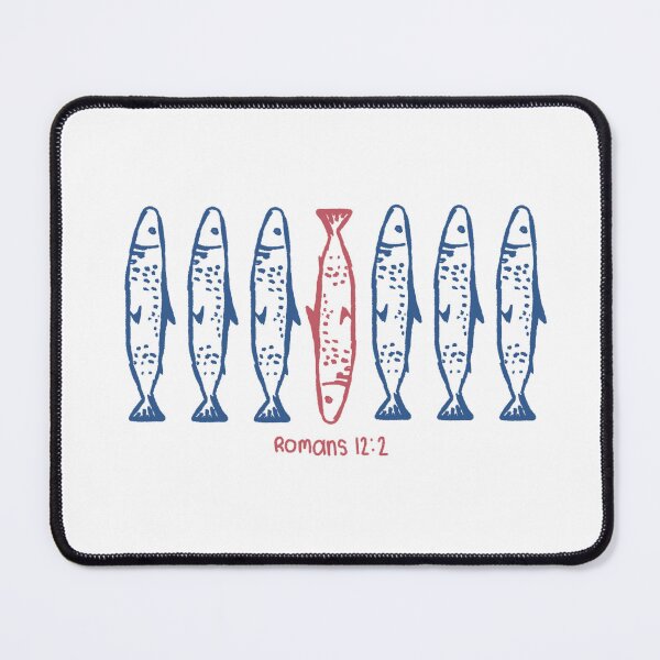 Item preview, Romans 12:2 coastal fish designed and sold by coastal collective.