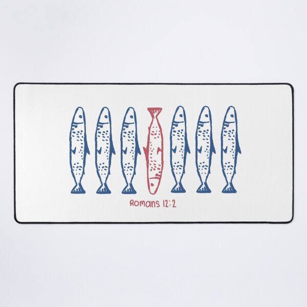 Item preview, Romans 12:2 coastal fish designed and sold by coastal collective.