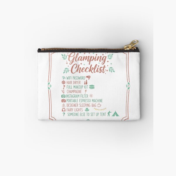 Item preview, Glamping Checklist designed and sold by BeastandBanshiLLC.