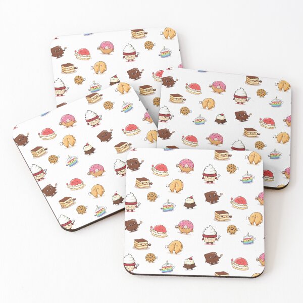 Item preview, Kawaii many Dessert Cute Food Characters designed and sold by Coowo22.