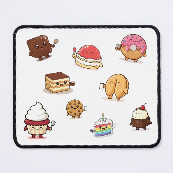 Item preview, Kawaii many Dessert Cute Food Characters designed and sold by Coowo22.