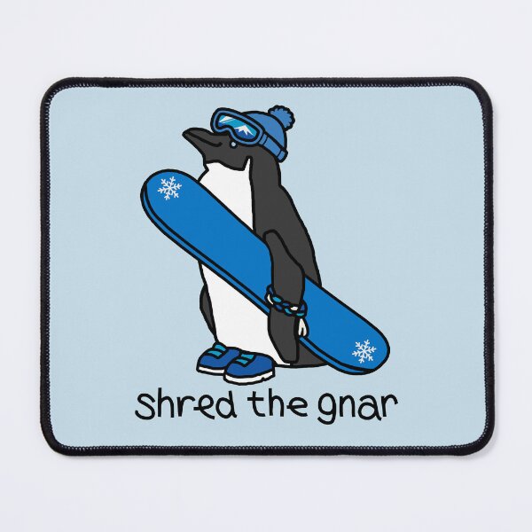 Item preview, Penguin Shred the Gnar designed and sold by ellenhenry.