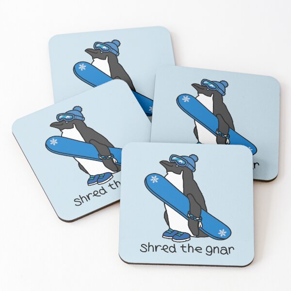 Item preview, Penguin Shred the Gnar designed and sold by ellenhenry.