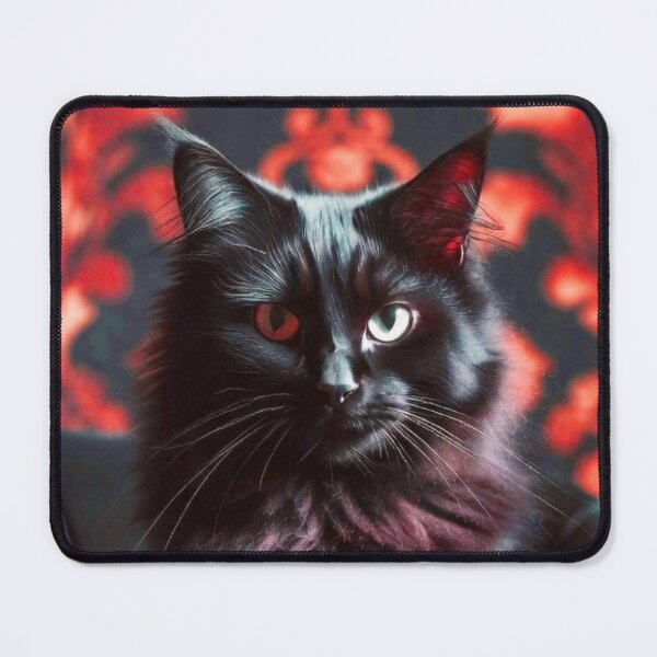 Item preview, Vampiric Aesthetic Black Cat designed and sold by MakarenaCreate.
