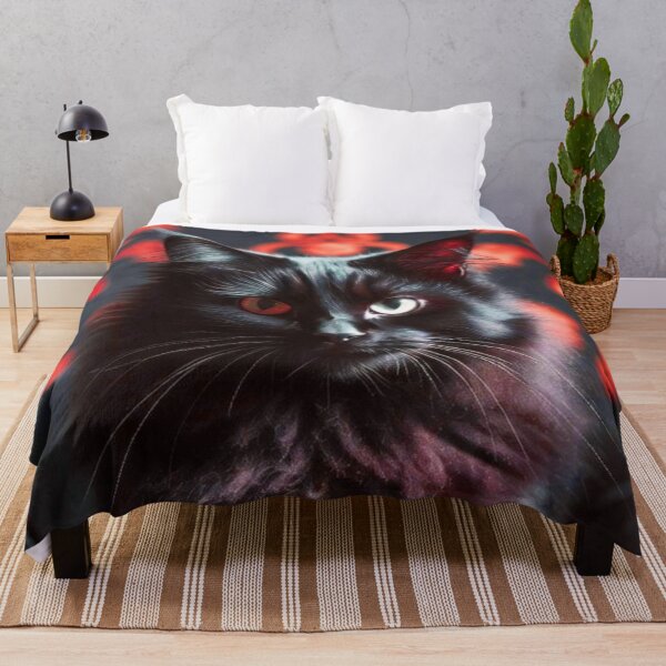 Item preview, Vampiric Aesthetic Black Cat designed and sold by MakarenaCreate.