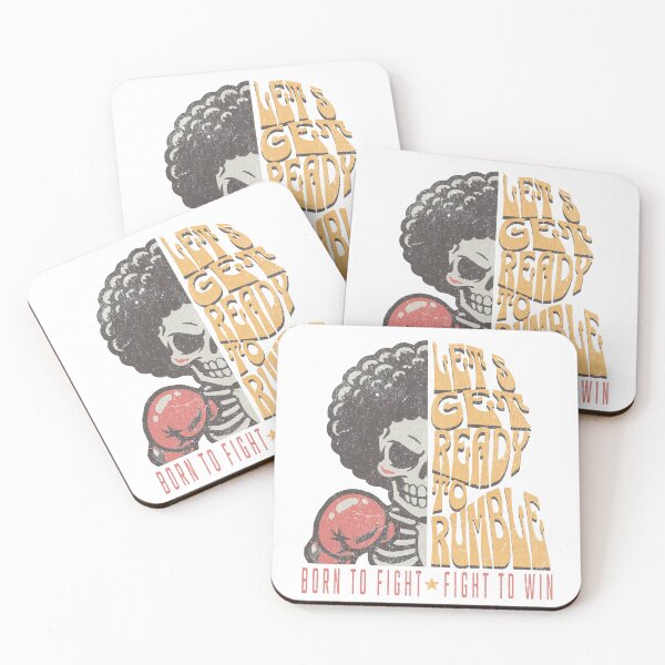 Item preview, Ready To Fight – Boxing Motivation Skull designed and sold by Proto Lab Studio.