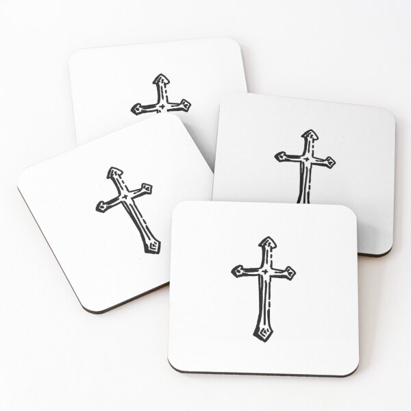Item preview, black cross designed and sold by coastal collective.