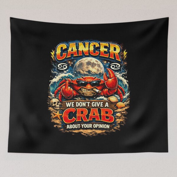 Item preview, Cancer - We don’t give a crab about your opinion designed and sold by Pirate-Coast.