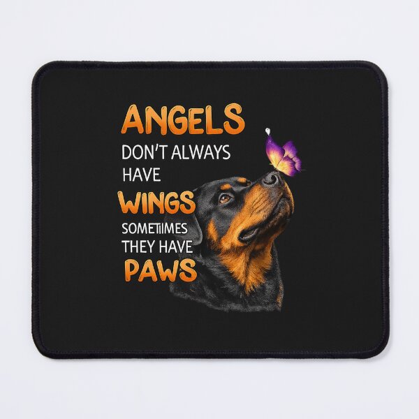 Item preview, Rottweiler - Angels don’t always have wings, sometimes they have paws. designed and sold by 123ks.
