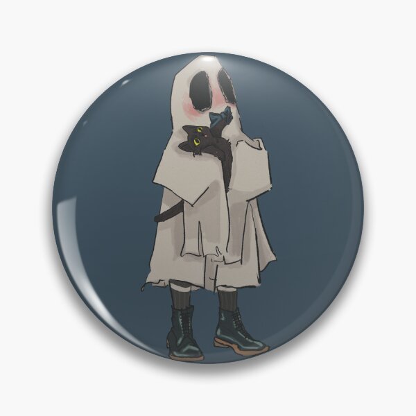 Item preview, Blanket ghost holding a misbehaving cat designed and sold by LesbianMastermind.