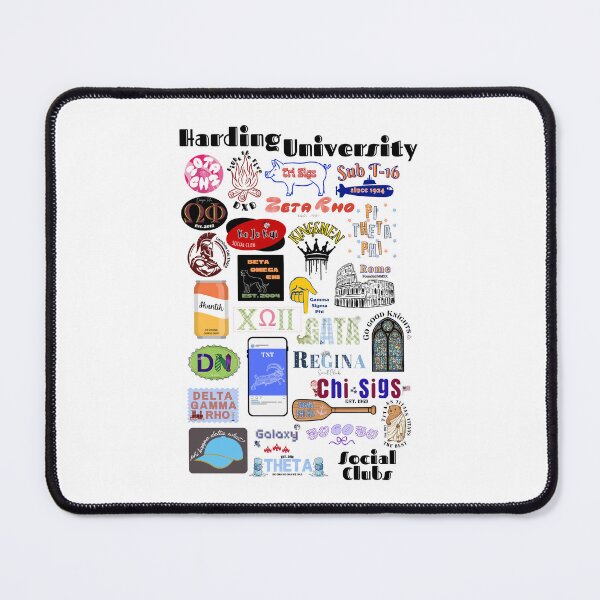 Item preview, Harding University Social Clubs Design Collage designed and sold by Ash Tree Designs.