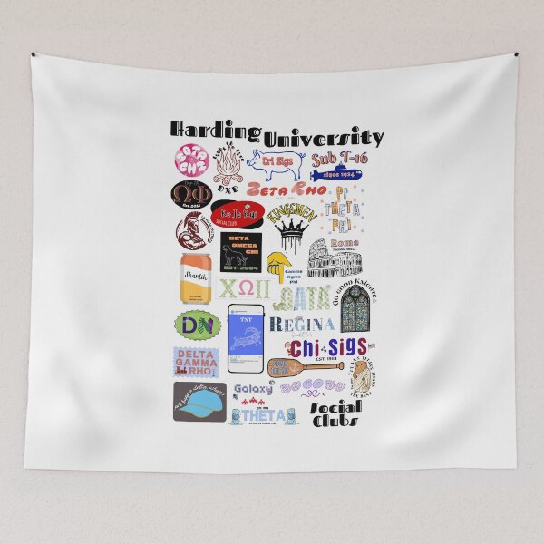 Item preview, Harding University Social Clubs Design Collage designed and sold by Ash Tree Designs.