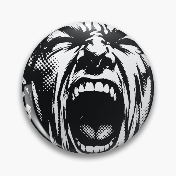 Item preview, A dramatic human expression illustrated in grunge and halftone style. This emotional art makes a bold statement and can work as both poster art1 designed and sold by Dejbar.