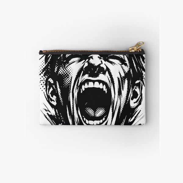 Item preview, A dramatic human expression illustrated in grunge and halftone style. This emotional art makes a bold statement and can work as both poster art1 designed and sold by Dejbar.