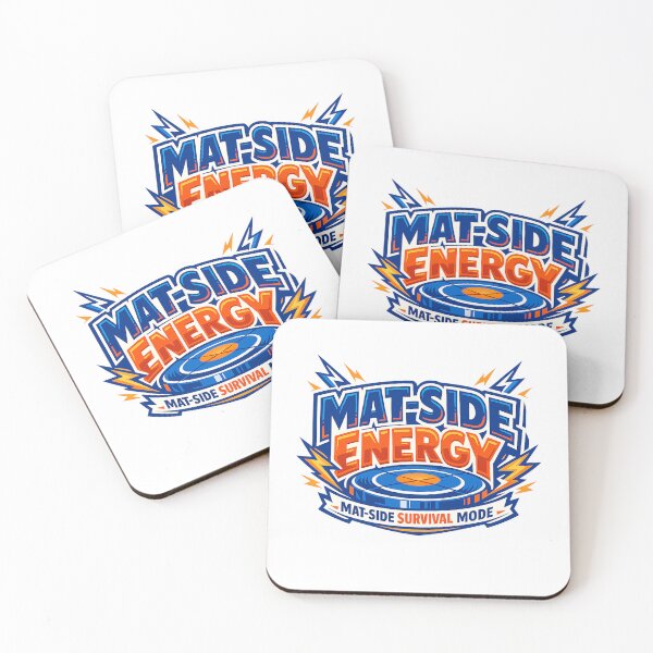 Item preview, Mat Side Energy | Premium Wrestling Mom Identity – Youth Tournament Survival Gift – Vibrant Athletic Graphic designed and sold by avinigav.