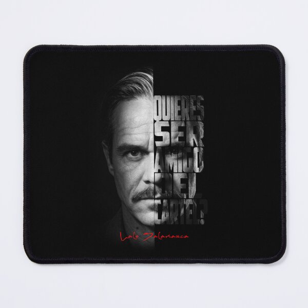 Item preview, Lalo Salamanca Black and White Typography Portrait - Spanish Version designed and sold by Enea Kelo.