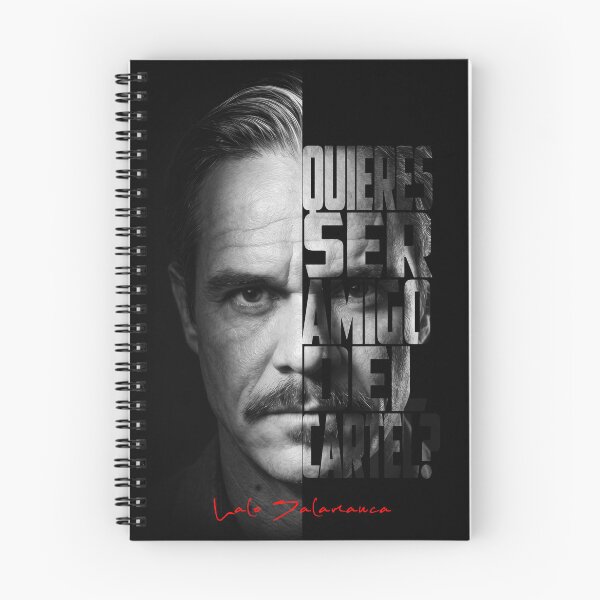 Item preview, Lalo Salamanca Black and White Typography Portrait - Spanish Version designed and sold by Enea Kelo.