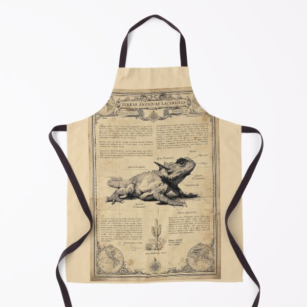 Item preview, Vintage Horned Lizard Fine Art Print designed and sold by Jeeklsdotcom.