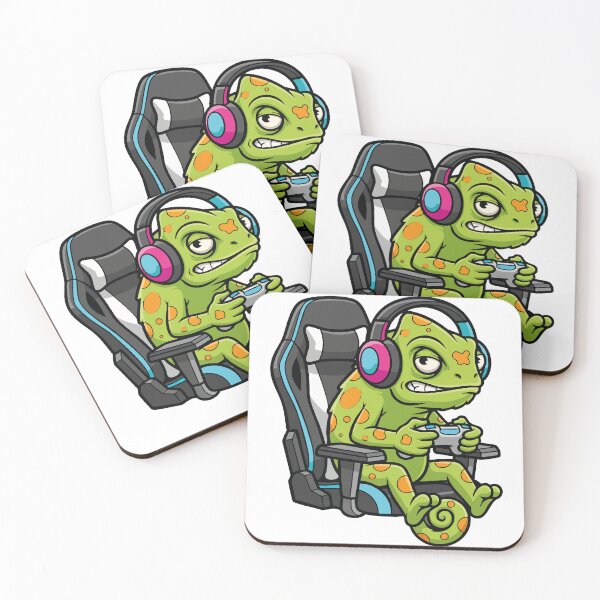 Item preview, Chameleon Gamer Gaming Chair E-sport Mascot designed and sold by PixelStudioBe.