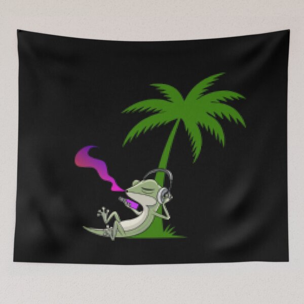 Item preview, Groko the Gecko Pixel Art Chill Vibe designed and sold by Heaton-B-Design.