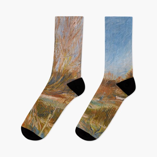 Item preview, Leglise a Essoyes by Pierre-Auguste Renoir: Warm Impressionist Village Landscape designed and sold by artofuniverse.