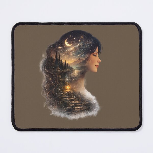 Item preview, Celestial Forest Mind – Mystic Nature Silhouette designed and sold by SamEmbersLiving.