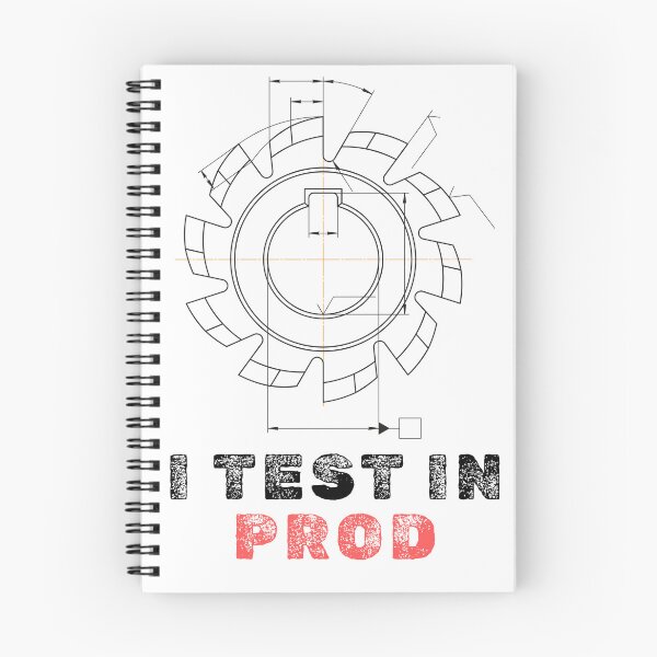 Item preview, I Test In Prod - CNC Machinist- funny design designed and sold by PXEpic.