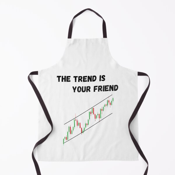 Item preview, The Trend Is Your Friend – Trading Candlestick Chart Design designed and sold by PXEpic.