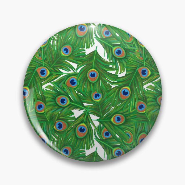 Item preview, Peacock feather pattern 3 designed and sold by Paintingsbyapeacock.