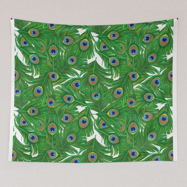 Item preview, Peacock feather pattern 3 designed and sold by Paintingsbyapeacock.