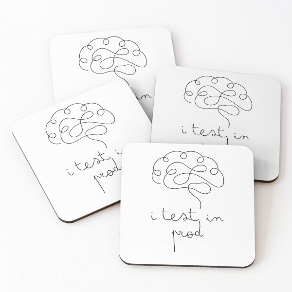 Item preview, I test in prod - brain edition - funny design designed and sold by PXEpic.