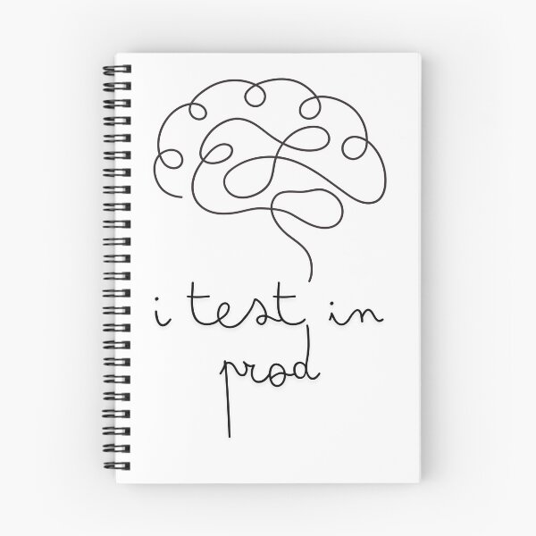 Item preview, I test in prod - brain edition - funny design designed and sold by PXEpic.