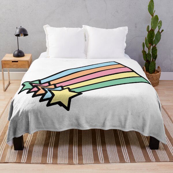 Item preview, Pastel Rainbow Shooting Stars Retro Aesthetic Design | Cute Celestial Kawaii Star Graphic designed and sold by ValeriesGallery.