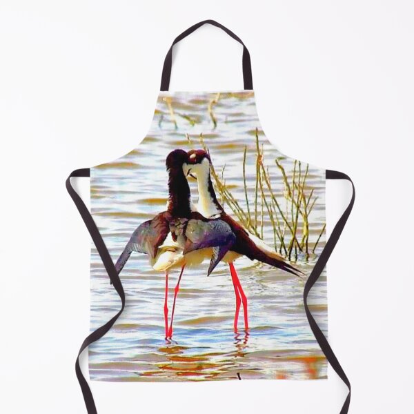 Item preview,  Kiss Bleck - necked Stilts designed and sold by "sensesillusion" - Nature Images Art Prints .